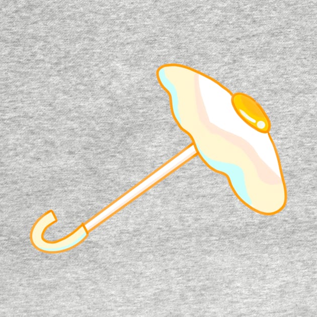 Sunny Side Egg Umbrella by aishiiart